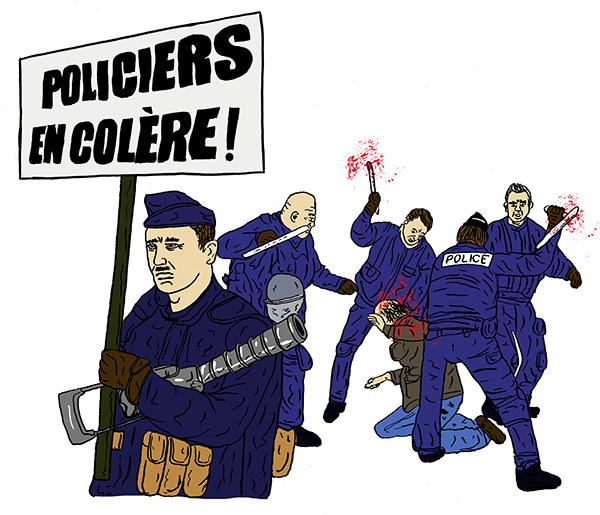 manif de flics
