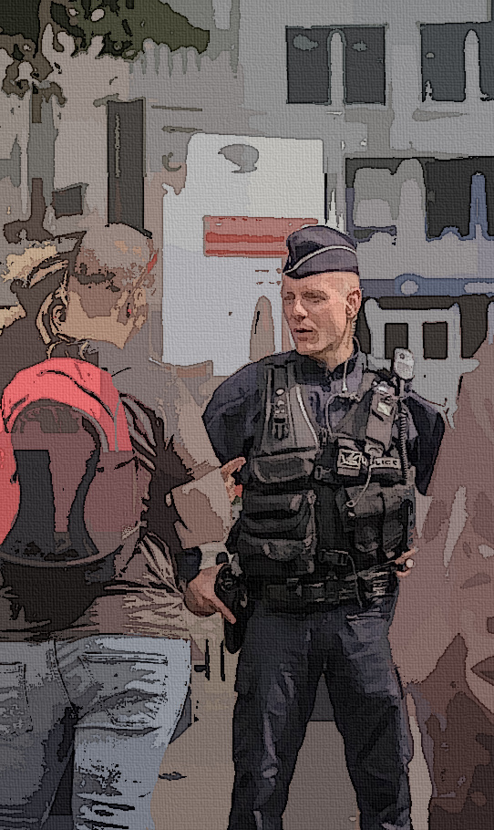policier lille au repos 21222125