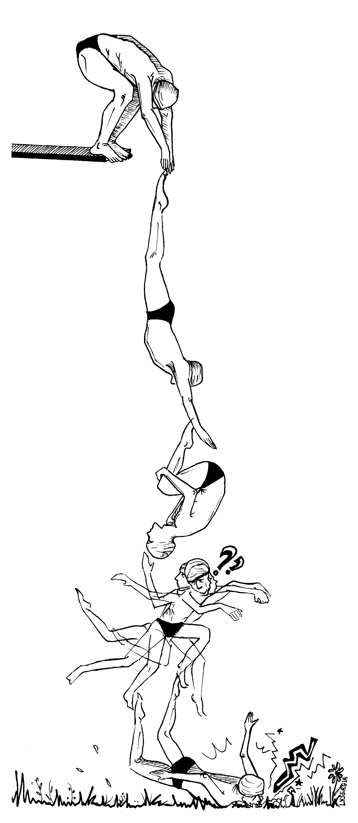 Plongeon dans le vide