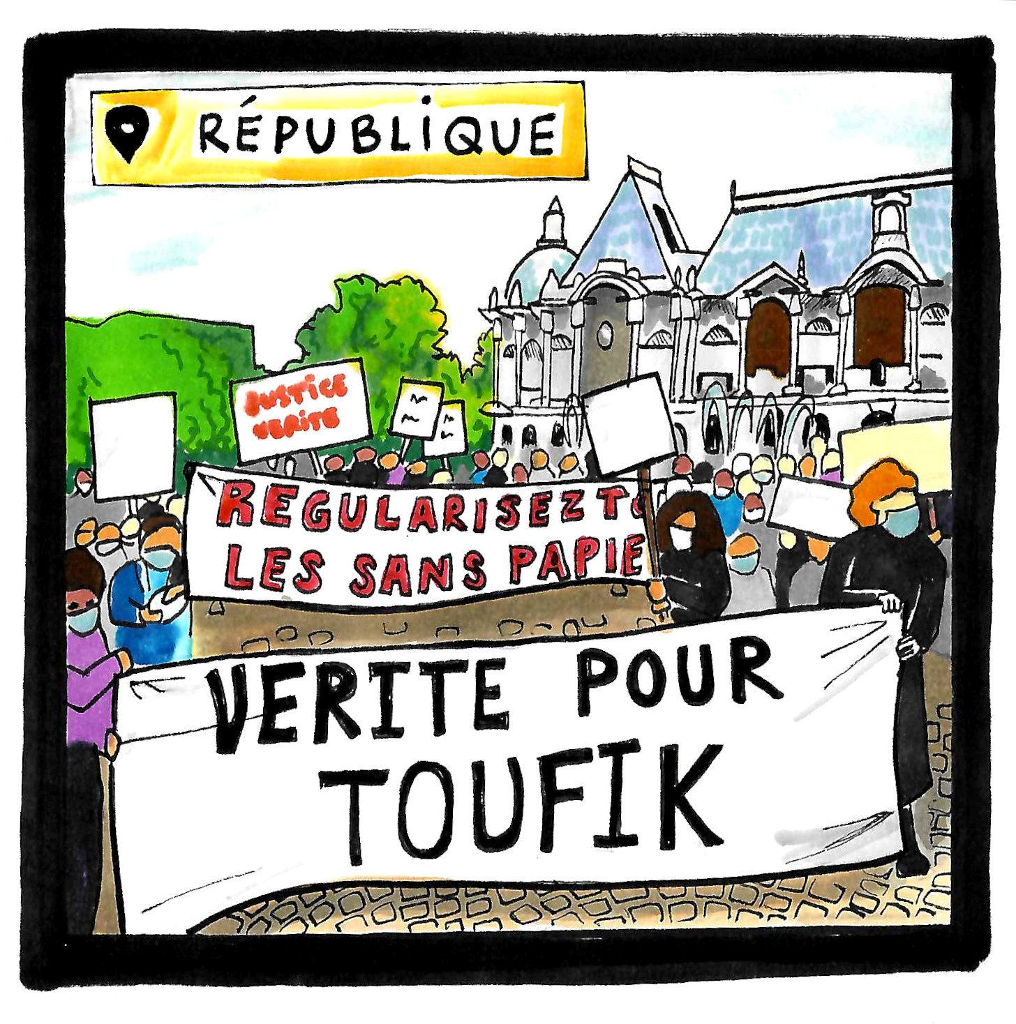 Vérité pour Toufik - Manifestation
