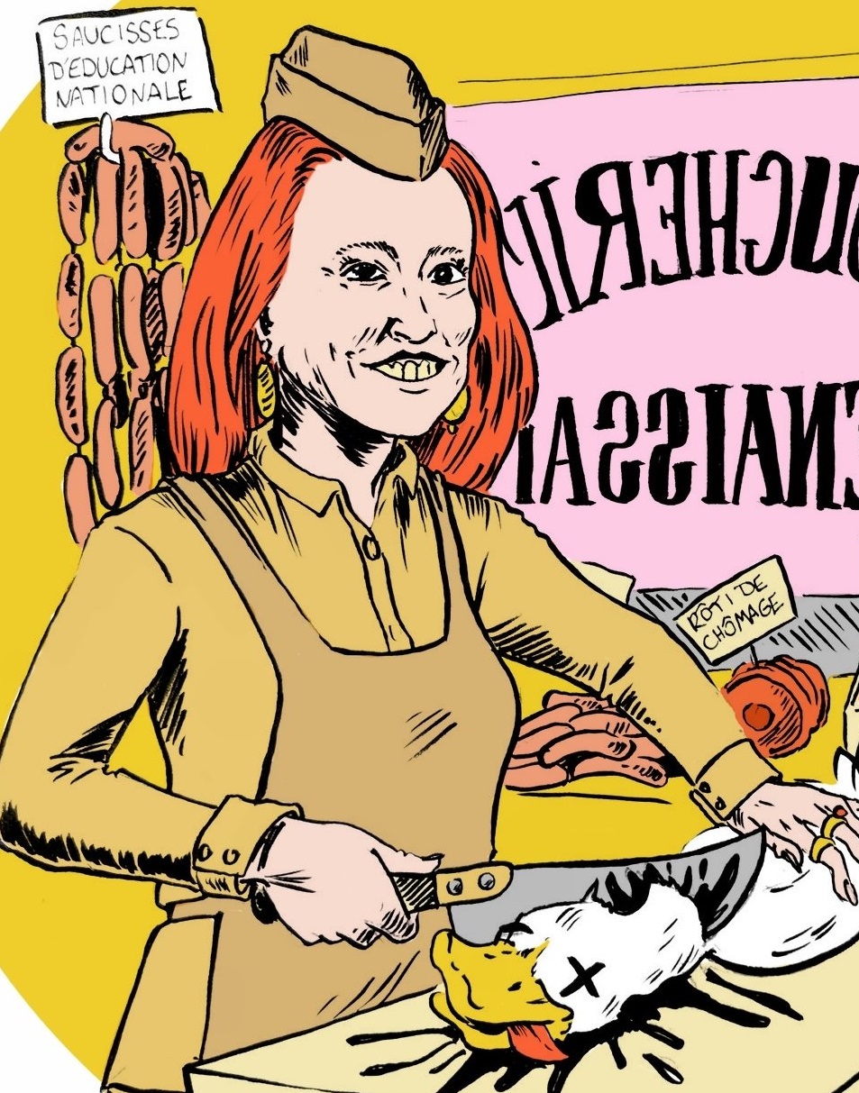 Violette Spillebout est une bouchère